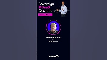Sovereign DBaaS Decoded I Shorts I Booking.com’s PSE on enterprise data infra & cloud strategy