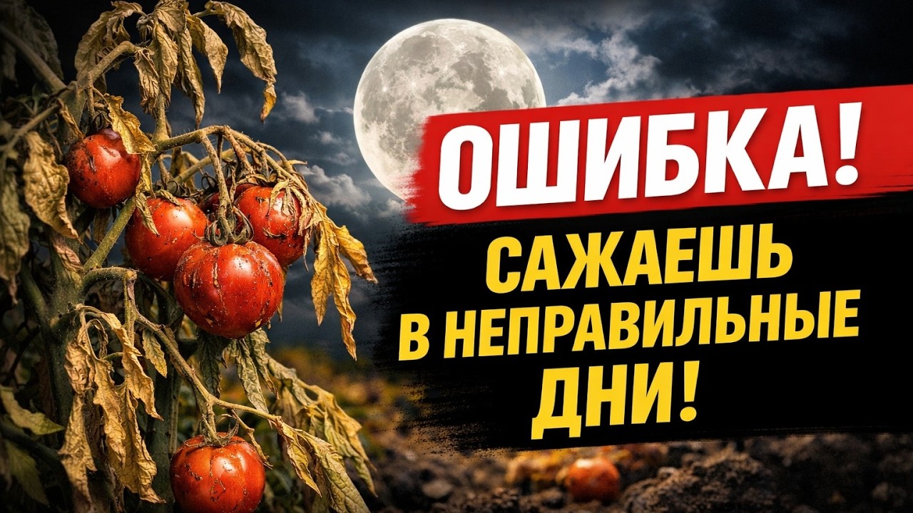 🌕 Апрель 2026: Всё, что нужно знать о лунном календаре посадок (Вы совершаете эти ошибки?) 🌱