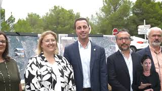 El president del Consell de Mallorca ha presentat el projecte de rotonda i vial de Son Verí Nou