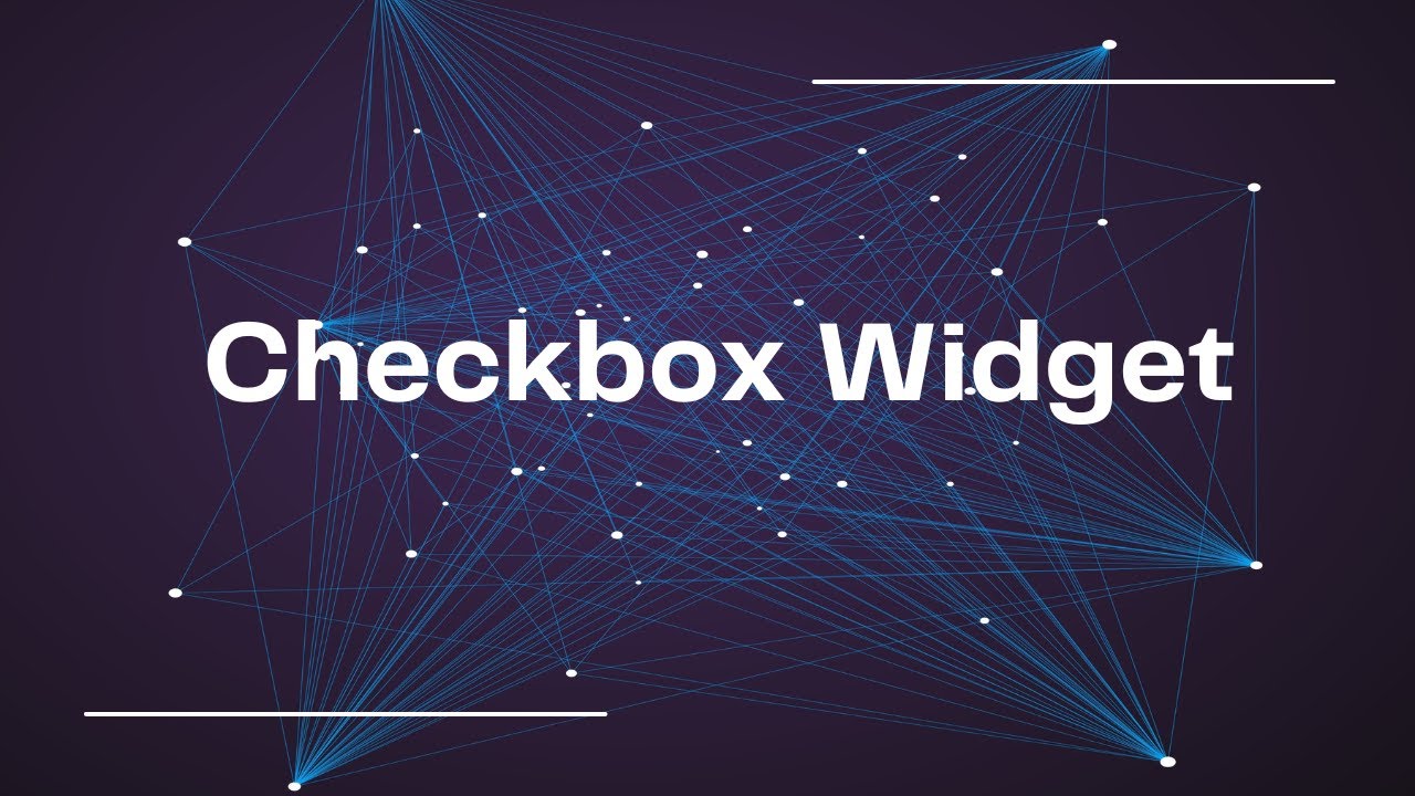 Checkbox Widget | Flutter - YouTube