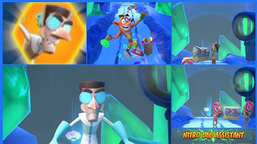 Crash Bandicoot: On the Run! Nitro Lab Assistant Defeated!