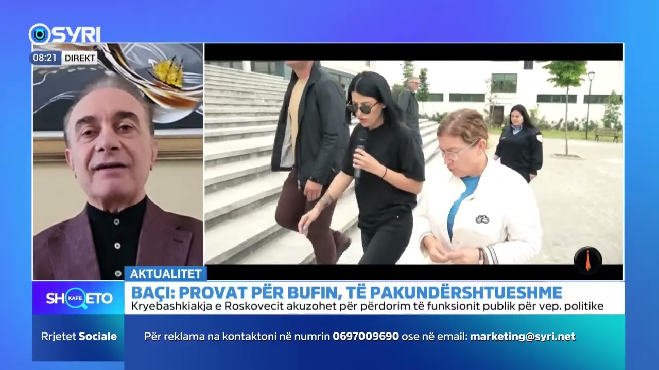 KAFE SHQETO/ Tendera dhe presione, Majlinda Bufi drejt burgut