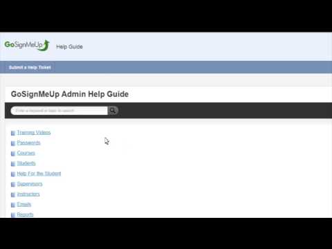 GoSignMeUp Tips & Tricks - How To Submit A Help Desk Ticket