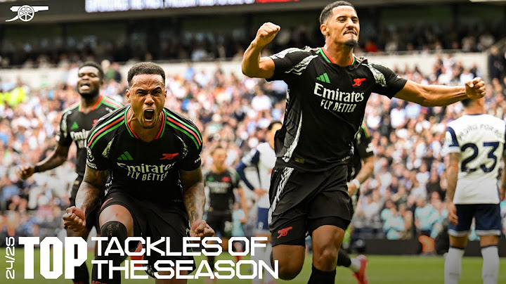 GIVING EVERYTHING ✊ | TOP TACKLES OF THE 2024/25 SEASON | Saliba, Rice, Gabriel, Timber & more!