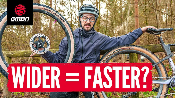 Are Wider MTB Rims and Bigger Tyres Faster?