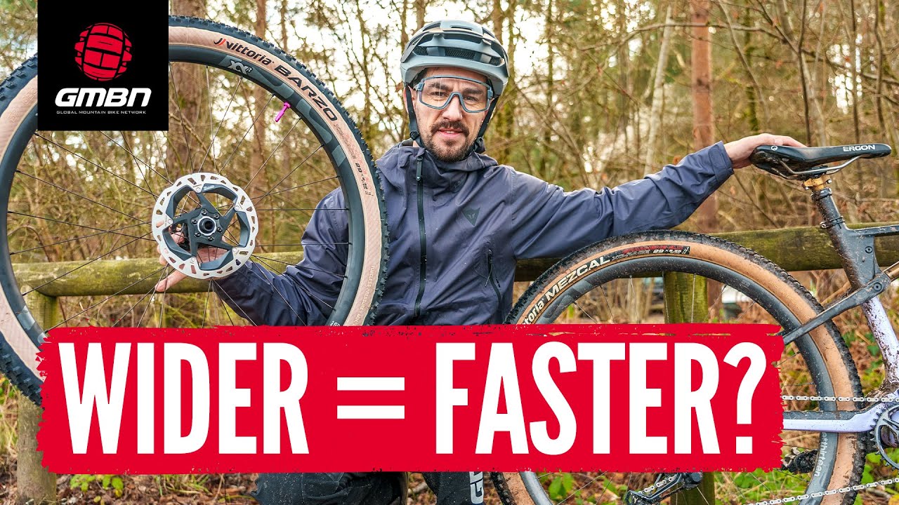 Are Wider MTB Rims and Bigger Tyres Faster? 