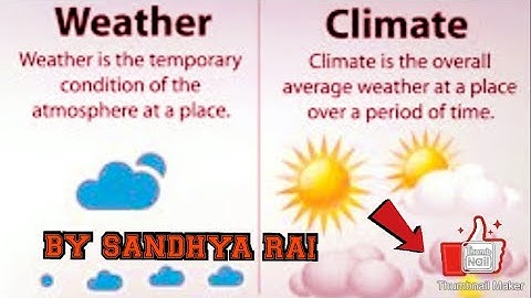 Social studies class 5 chapter 4 Weather and Climate part 1