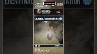 Eren transformation founding Titan #attackontitan #eren #aotedit #animeedit #fyp #trending #shorts