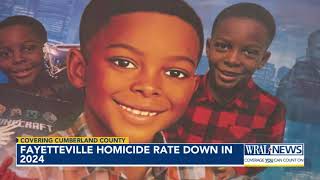 Fayetteville homecide rate down in 2024