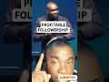 PROFITABLE FOLLOWERSHIP  #7amfireprayers  #shorts #apostle #apostlejoshuaselman