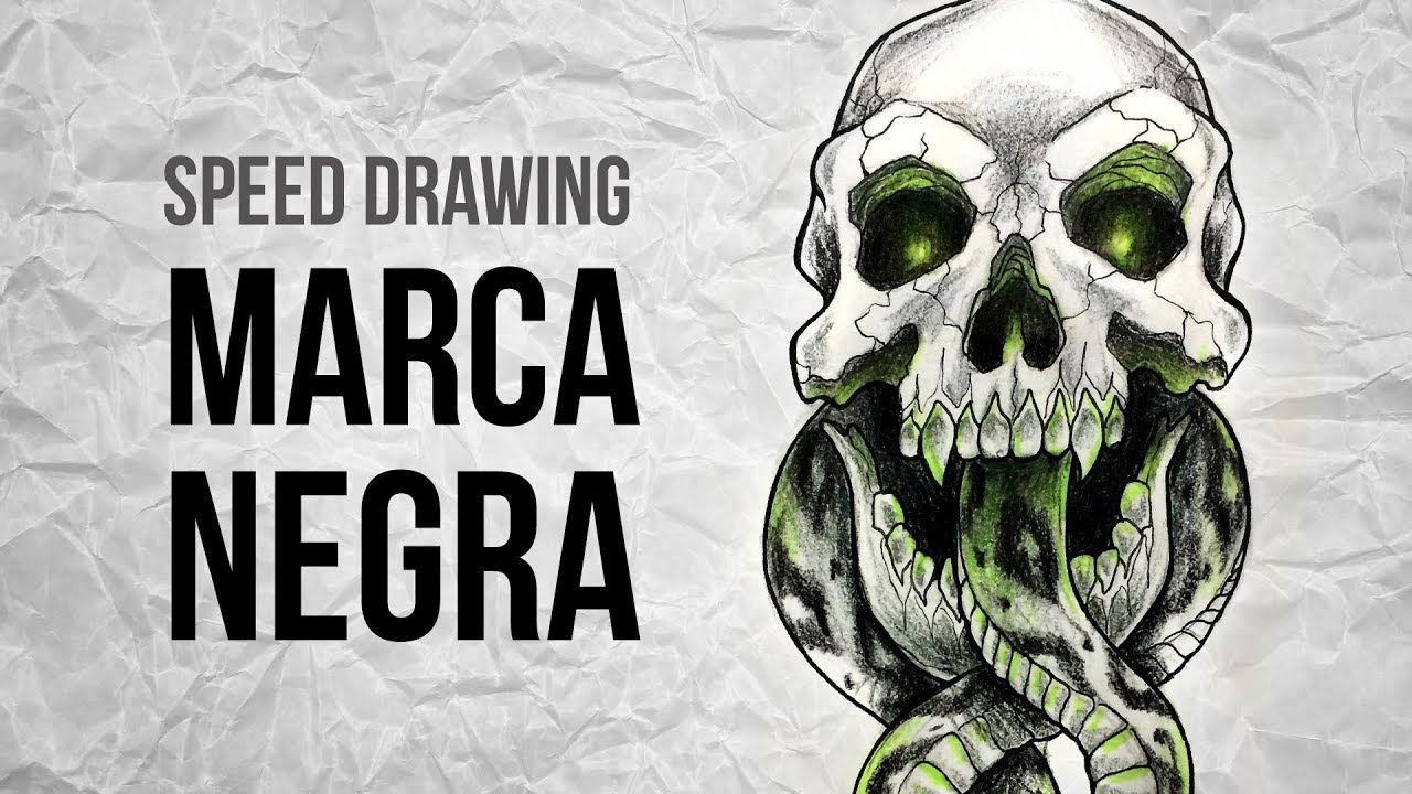 MARCA NEGRA | Dark Mark (Harry Potter) - Speed Drawing #71 ...