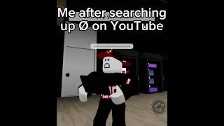 NEVER SEARCH UP Ø #roblox #brookhaven #mrkrabs #Ø #scary