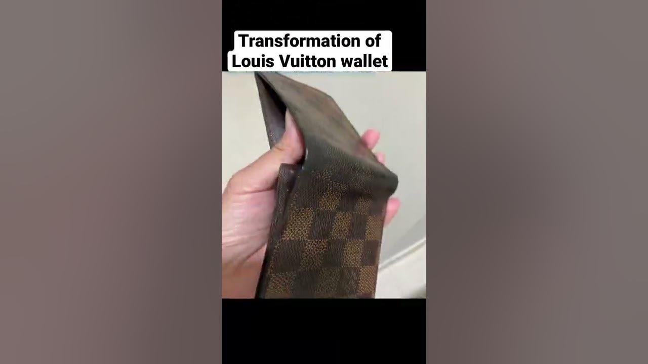 What does it take to restore an $800 Louis Vuitton wallet? #LearnOnTik, Louis  Vuitton Wallet