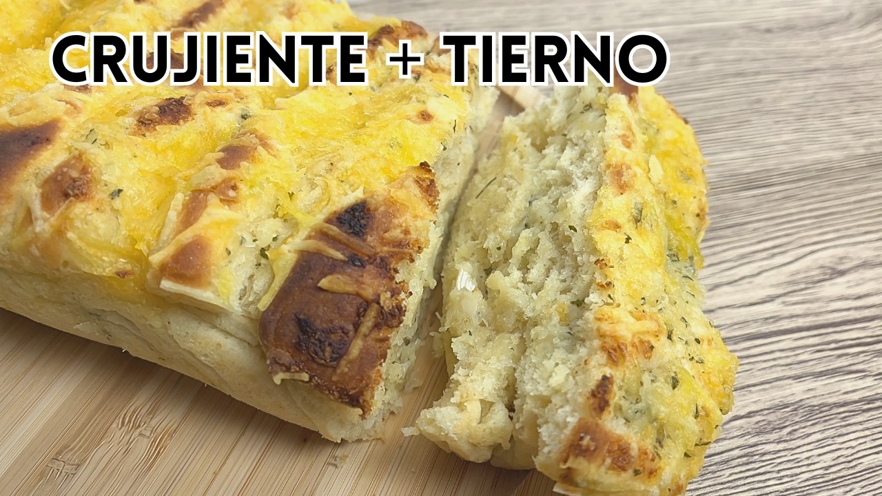 Pan con ajo casero | receta viral que todos piden