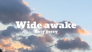 Katy perry - Wide awake | Hub vibes + Lyrics (48K) I'm wide awake