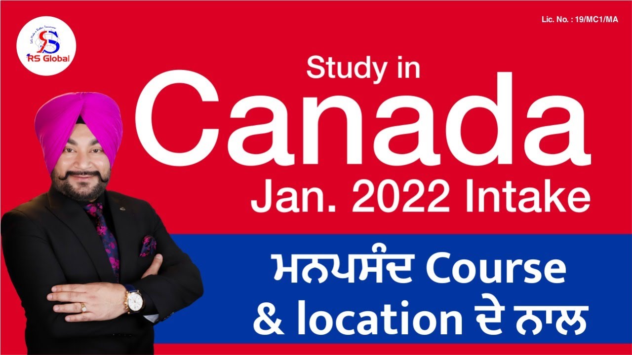 This is Right time to apply Canada Study Visa | Jan. 2022 Intake ...