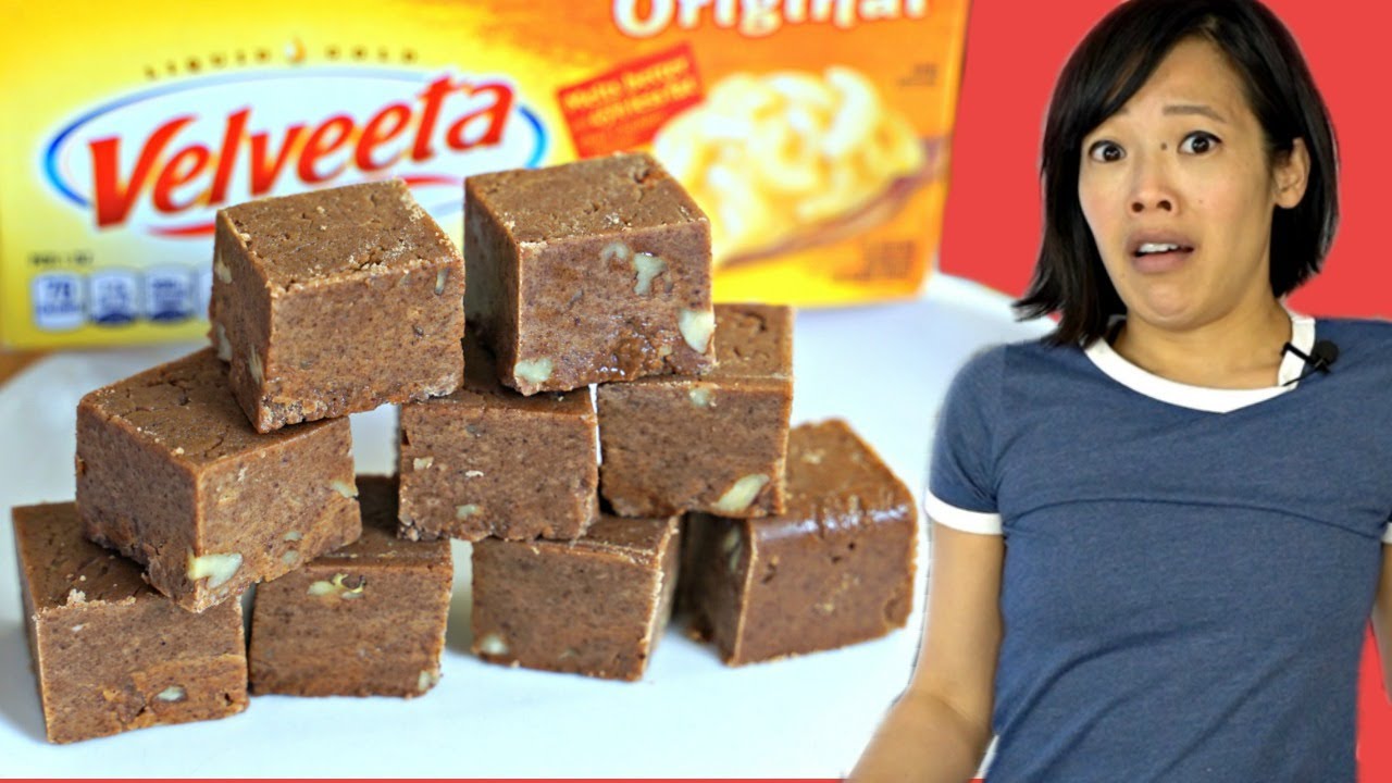 Velveeta Fudge    Will It Taste Like CHEESE  Retro Recipe Test