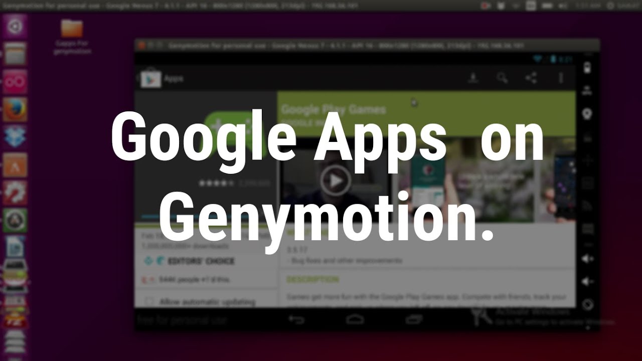genymotion install play store genymotion install play store