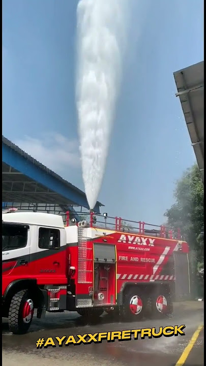 Pengetesan Mobil Pemadam Kebakaran AYAXX Keluaran Terbaru Tahun ini.