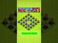 Archer Tower with Wizard Tower v/s Dragon Family .Lets find out ?||#games #coc #cocshorts #clashes