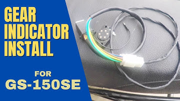 Suzuki GS-150, Gear Indicator Installation | short n