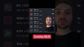 Sunday MLB Picks #mlb #mlbpicks #mlbbets #mlbbetting