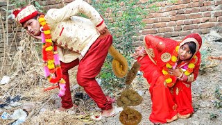 दुल्हन विदाई करके लाते समय रास्ते में दूल्हा दुल्हन हग दी तो फिर क्या हुआ |MR9 Comedy