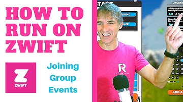 How to Run on Zwift | Joining Group Events