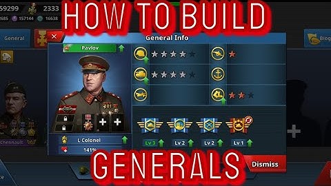 How To Build Generals in World Conqueror 4 Tutorial : A simple guide for beginners