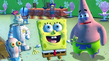 SpongeBob Truth Or Square   Walkthrough #4 HD