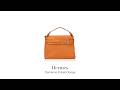 Titip Jual Tas Branded Second: Hermes Clemence Etribelt Orange