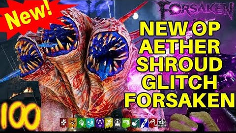 Cold War 💥New Aether Shroud 😱 Zombies Glitch FORSAKEN!