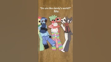 Thumbnail of Dandy's world Paper Dolls #dandysworld #papercraft #robloxshorts #roblox
