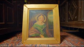 early 19th Century Oil Painting  Salvage Hunters 1705