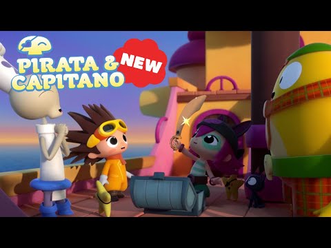 Pirata et Capitano : L'île MAUDITE 🏝️🏴‍☠️ | Nouveau Dessin Animé pour Enfants