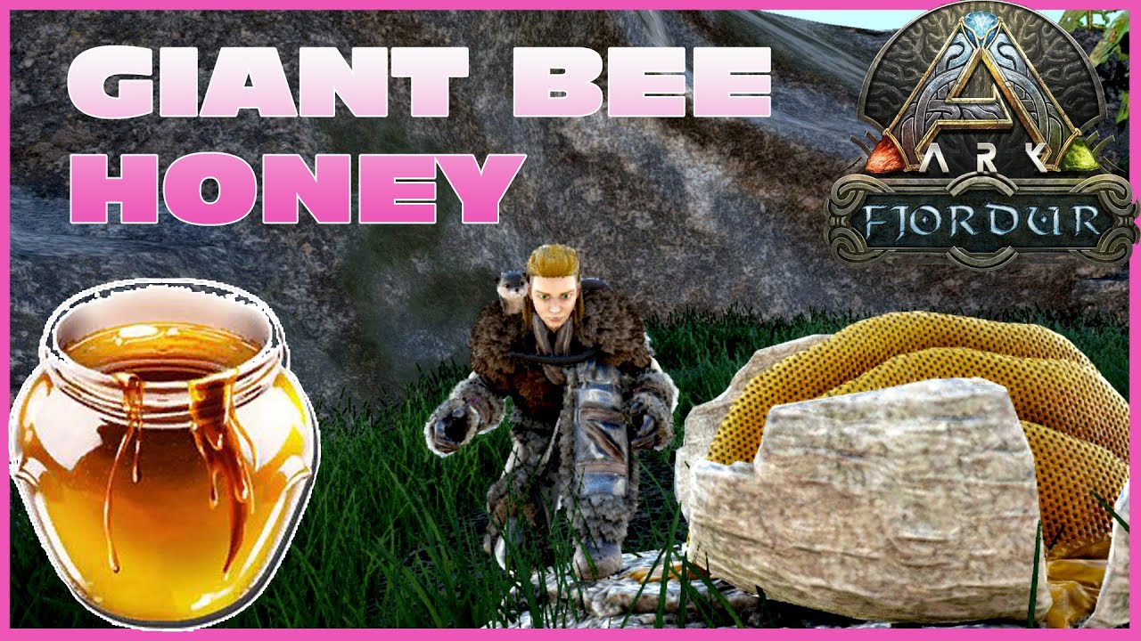 Easy Giant Bee Honey! ARK Fjordur YouTube