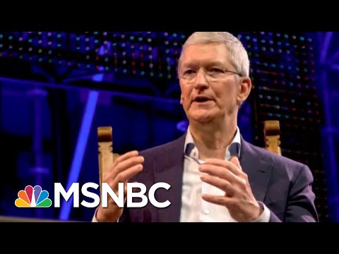 Apple CEO Criticizes Social Media's Business Model | Morning Joe | MSNBC