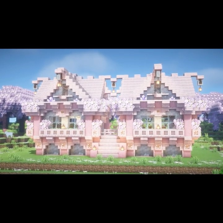 桜を使ったサバイバルベースの作り方【マイクラ建築】【マインクラフト】#shorts - YouTube
