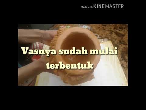 vlog-2||-kerajinan-tangan-vas-bunga-tanah-liat