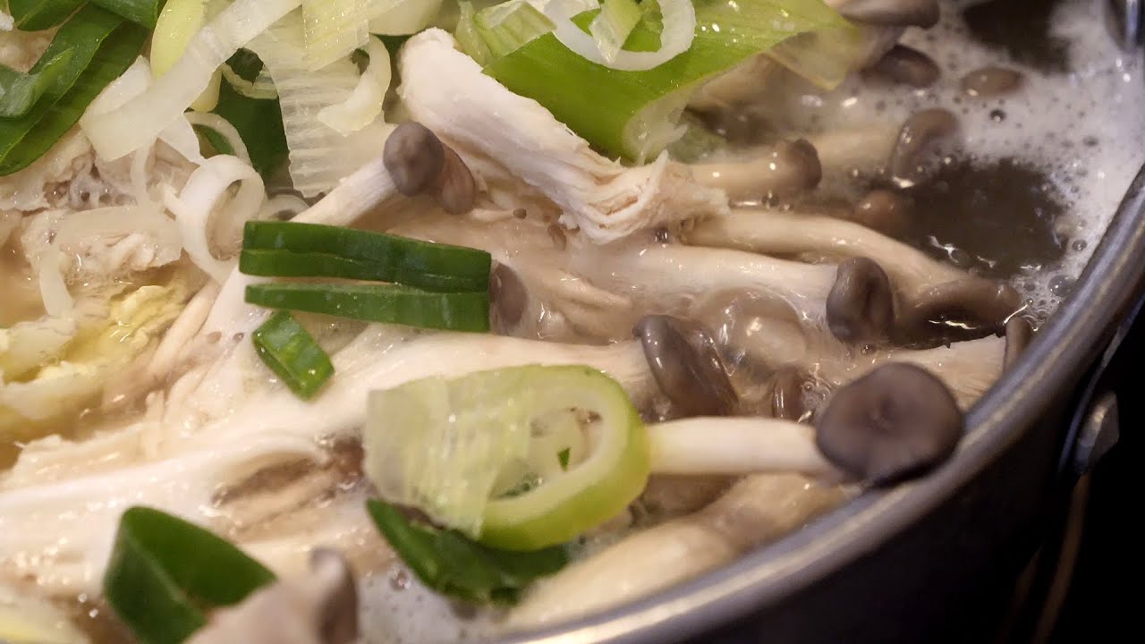 칼국수 계란볶음밥 noodle egg rice soup / korean street food YouTube