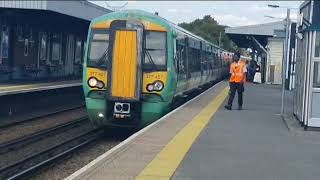Trains at Three Bridges 15th August 2025