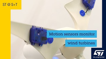 ST @S+T:  Optimizing operation of wind turbines with ST motion sensors