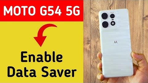 Moto G54 5G me data saver kaise lagaye, How to enable data saver in Moto G54 5G