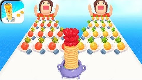 Pancake Run Gameplay All Levels iOS,Android Walkthrough Mobile Game Update Alltrailer Mix LVL #3