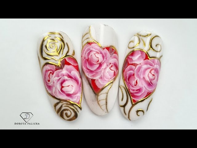 Eye Candy Nails & Training - Pink gel polish with one stroke flower nail art  by Elaine Moore on 10 July 2014 at 02:04