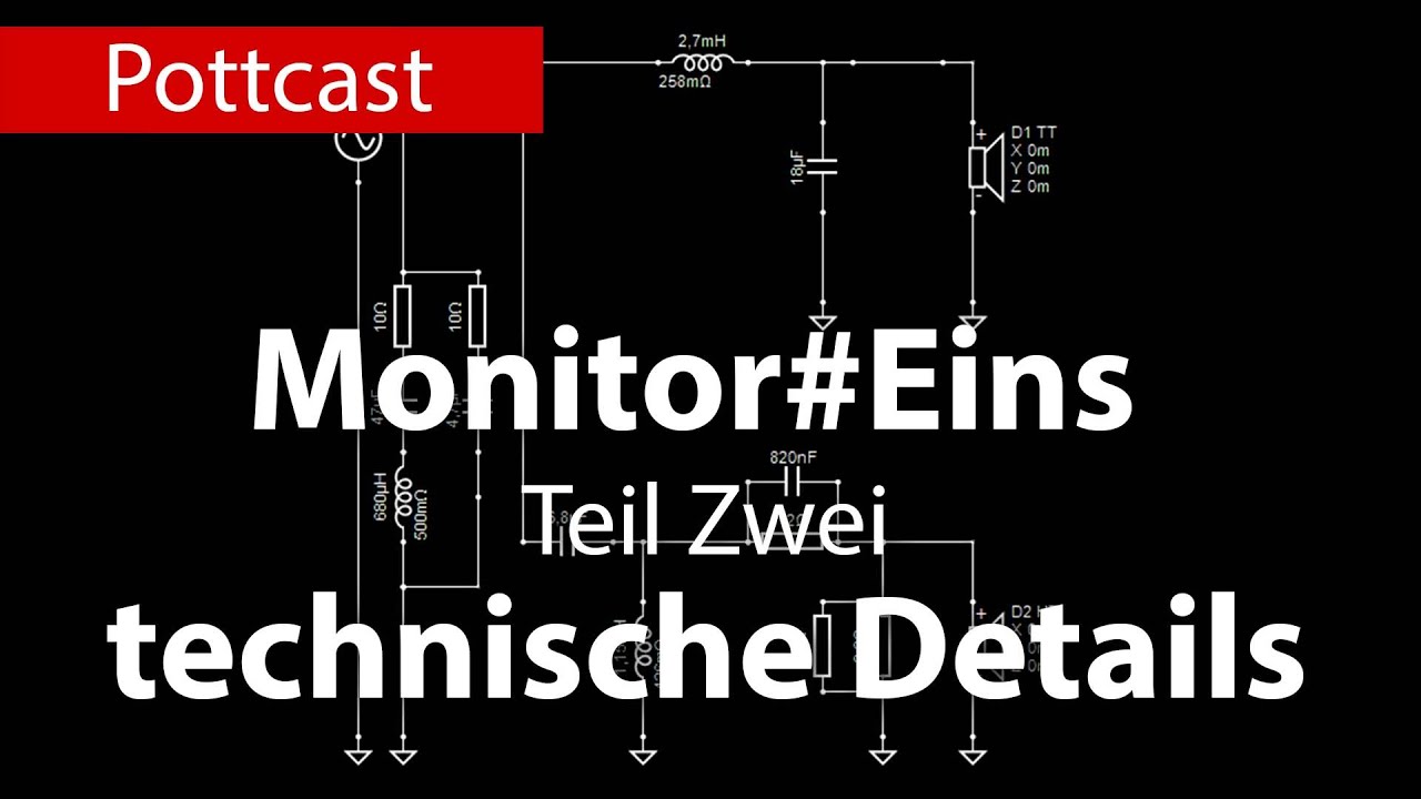 Monitor Eins ist final. Technische Details. Teil 2