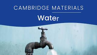 Introducing Cambridge Materials: Water with Dr Seth Darling @CambridgeUP