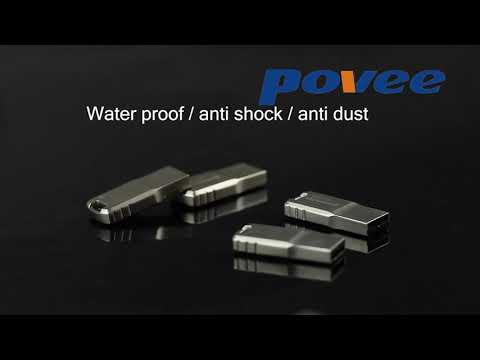 USB 2.0 MLC Nand Flash Drive, Tiny Metal Shell Thumb Drives.