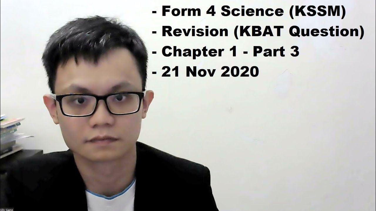 Form 4 Science KSSM Revision KBAT Question Chapter 1 Part 3 Form 4 Science KSSM Revision KBAT Question Chapter 1 Part 3