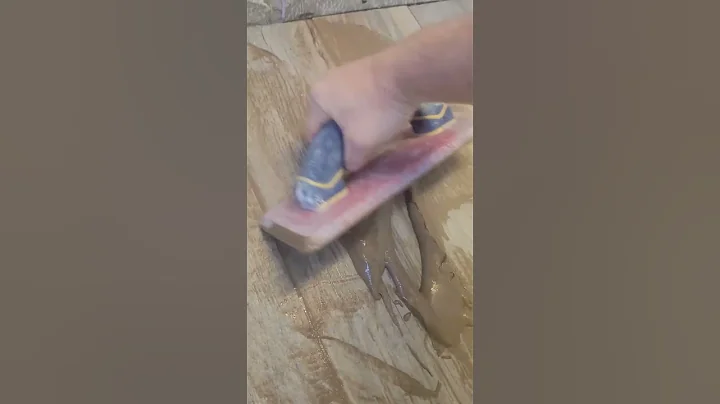 Spreading Grout #satisfying #shorts